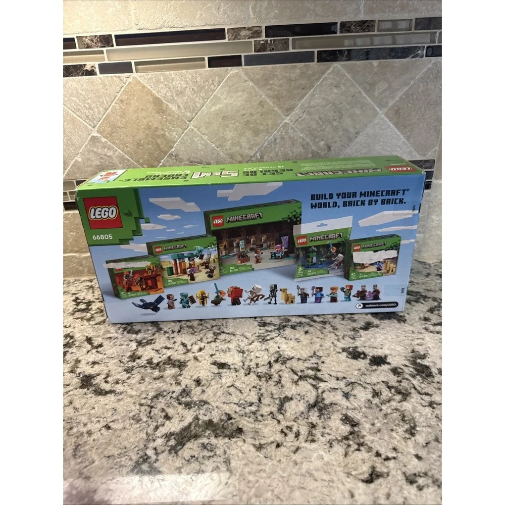 NEW LEGO 66805 Minecraft World Explorer Gift Set 5 Sets in 1 Box, 15 Characters